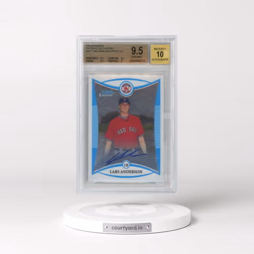 2008 Bowman Chrome Prospects #BCP249 Lars Anderson AU (BGS 9.5 GEM MINT)
