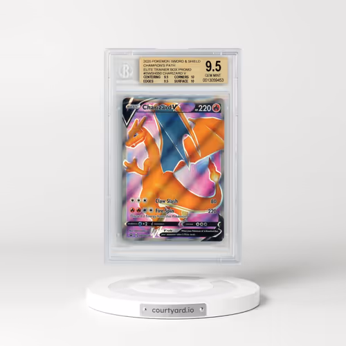 2017 Black Star Promos - Sword & Shield #050 Charizard V - Holo Champion's Path Elite Trainer Box (B