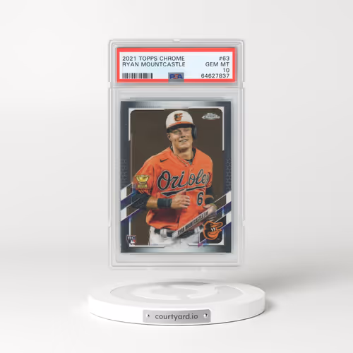 2021 Topps Chrome #63 Ryan Mountcastle (PSA 10 GEM MINT)
