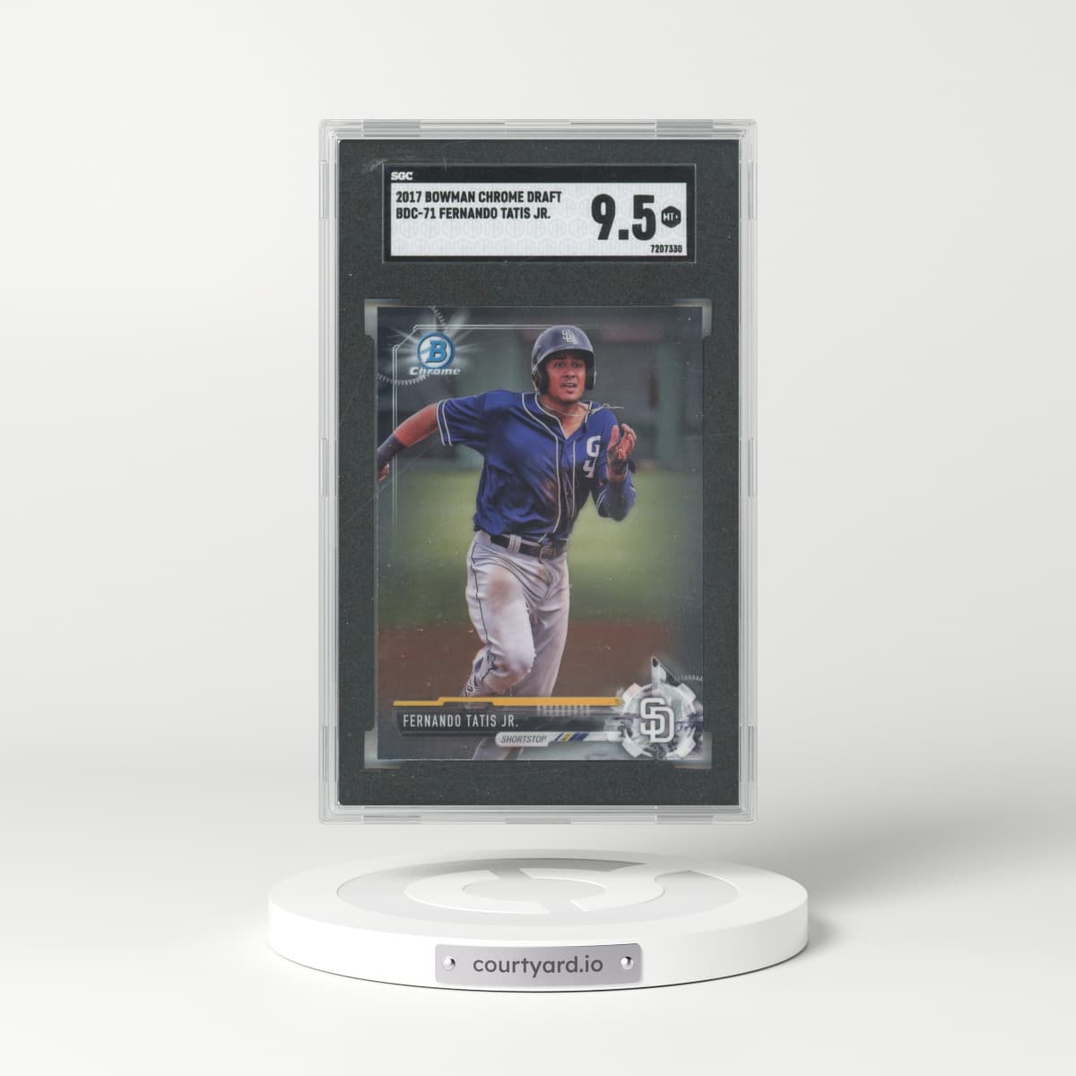 2017 Bowman Chrome Draft #BDC-71 Fernando Tatis Jr. (SGC 9.5 MINT+)