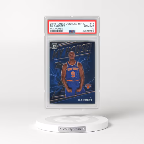 2019 Panini Donruss Optic My House! #17 RJ Barrett (PSA 10 GEM MINT)