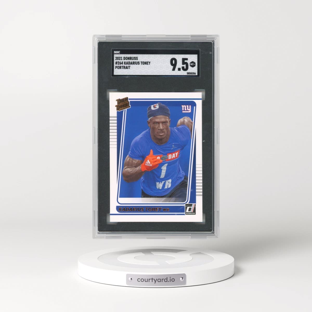 2021 Donruss #264 Kadarius Toney - Portrait (SGC 9.5 MINT+)