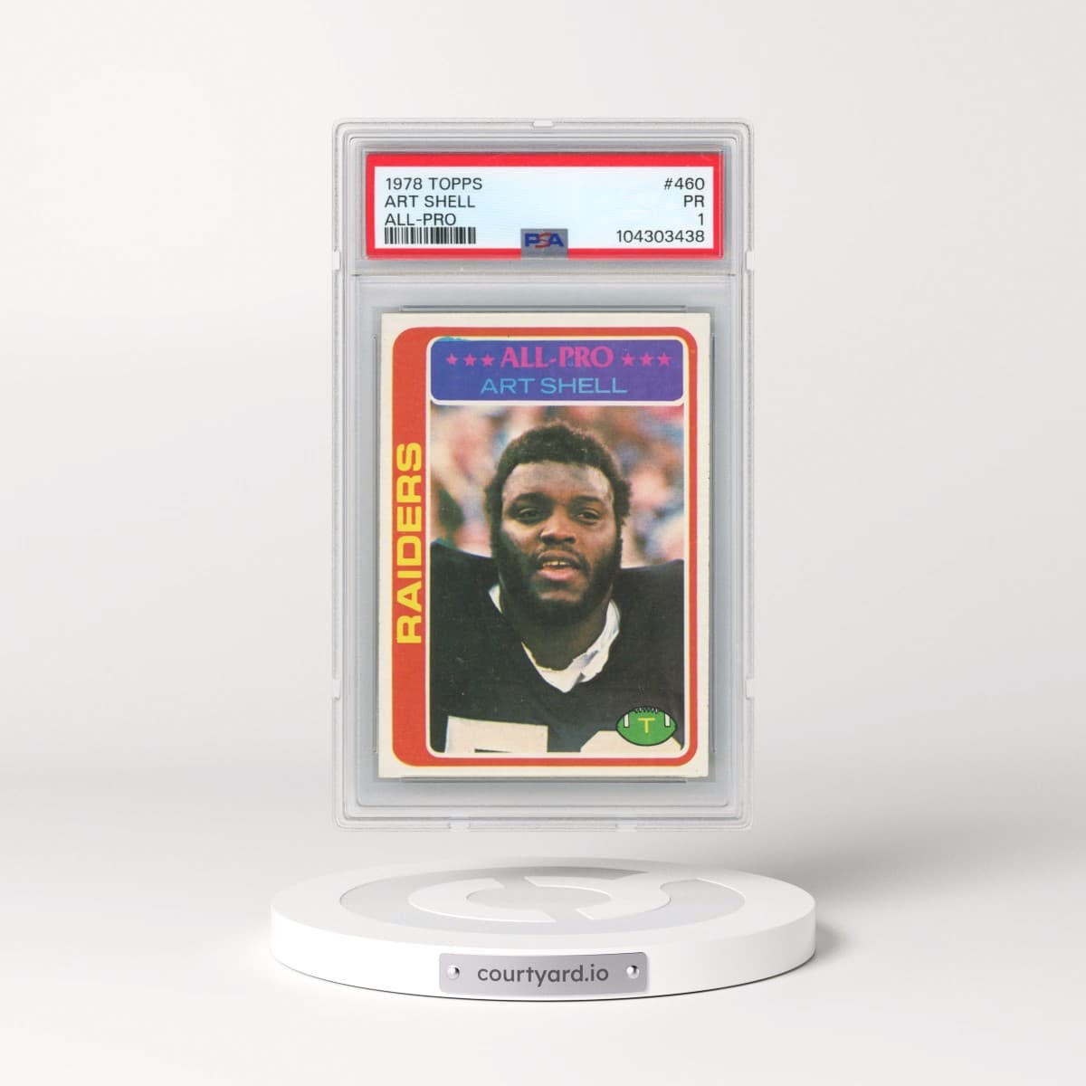 1978 Topps #460 Art Shell - All-Pro (PSA 1 PR)