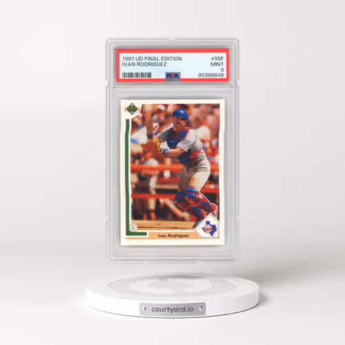 1991 Upper Deck Final Edition #55F Ivan Rodriguez (PSA 9 MINT)