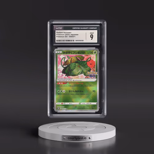 2022 Pokémon GO #004/071 Radiant Venusaur - Holo (CGC 9 MINT)