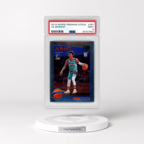 2019 Panini Hoops Premium Stock #297 Ja Morant (PSA 9 MINT)