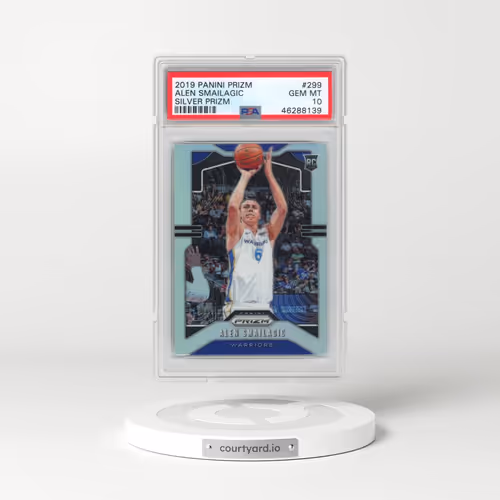 2019 Panini Prizm #299 Alen Smailagic - Silver Prizm (PSA 10 GEM MINT)