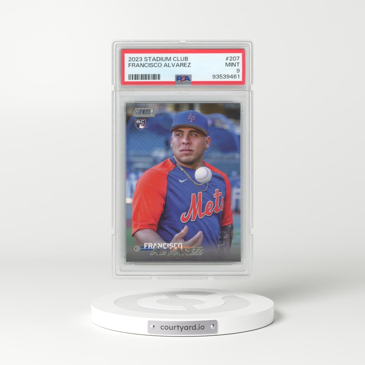 2023 Topps Stadium Club #207 Francisco Alvarez (PSA 9 MINT)