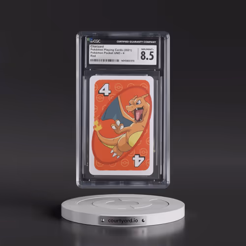 2021 Pokémon Pocket UNO (2021 Pocket Monsters Back) #4 Charizard - Red (CGC 8.5 NM-MT+)