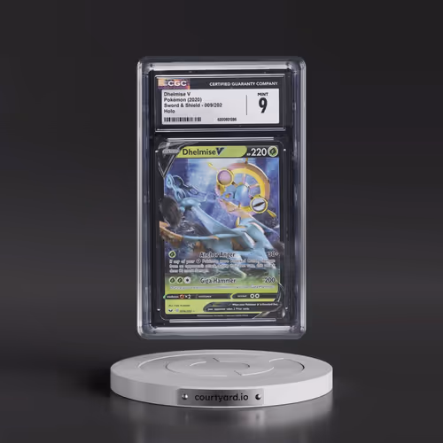 2020 Sword & Shield #009/202 Dhelmise V - Holo (CGC 9 MINT)