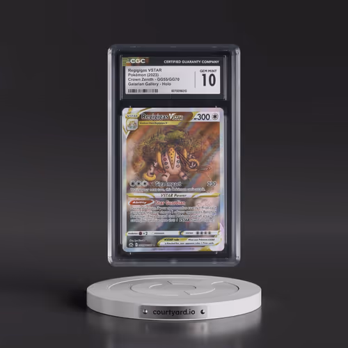2023 Crown Zenith #GG55/GG70 Regigigas VSTAR - Galarian Gallery Holo (CGC 10 GEM MINT)