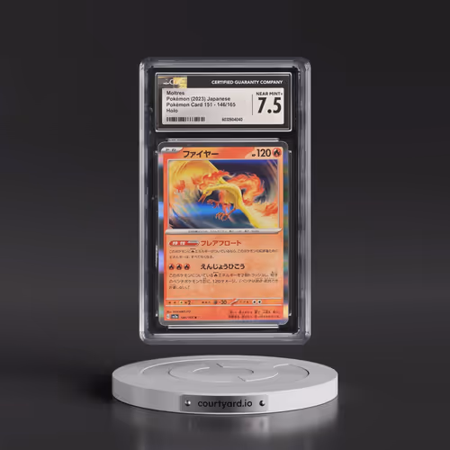 2023 Pokémon Card 151 #146/165 Moltres - Holo (CGC 7.5 NM+)