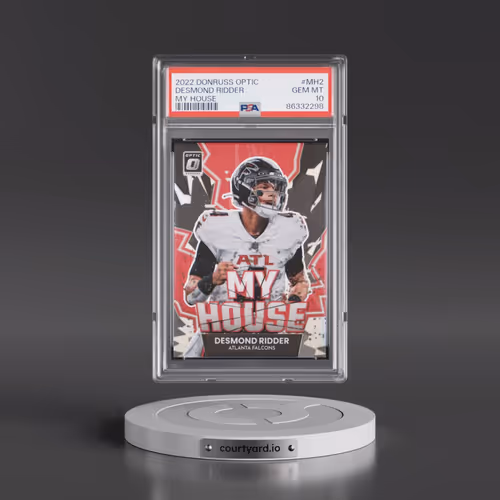 2022 Panini Donruss Optic My House #MH2 Desmond Ridder (PSA 10 GEM MINT)