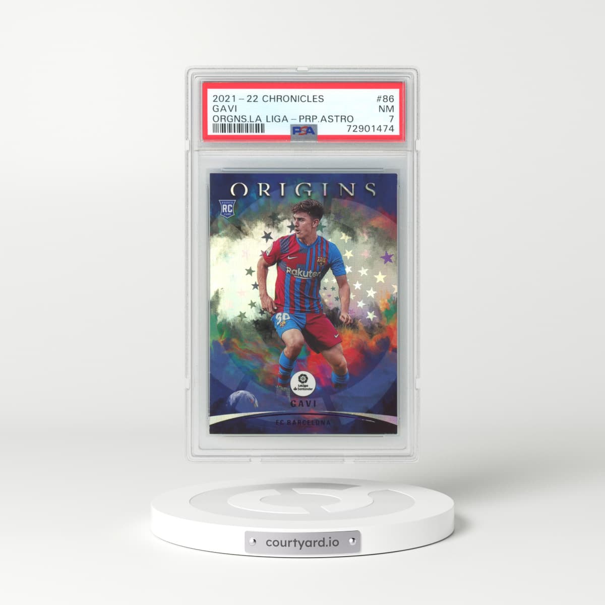 2022 Chronicles #86 Gavi - Orgns.La Liga-Prp.Astro (PSA 7 NM)
