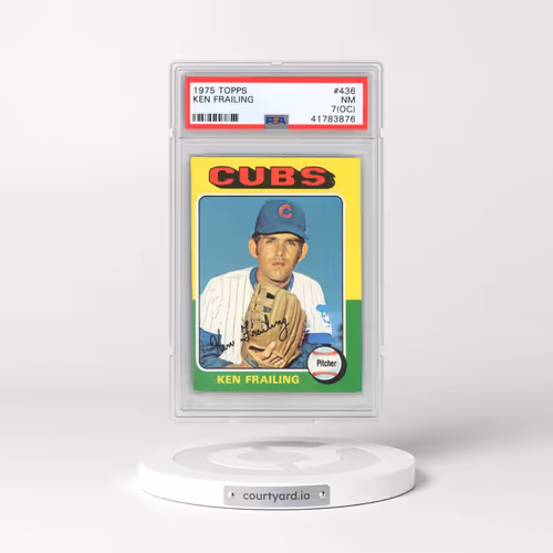 1975 Topps #436 Ken Frailing (PSA 7 NM)