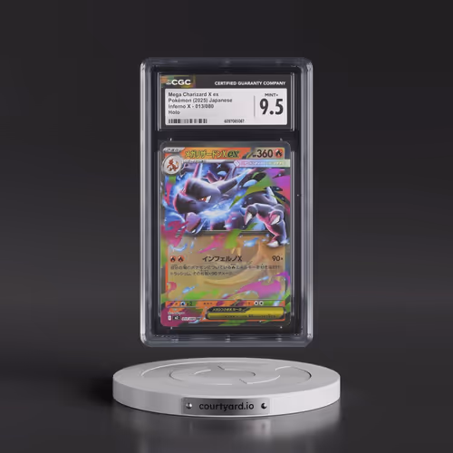2025 Inferno X - M2 #013/080 Mega Charizard X ex - Holo (CGC 9.5 MINT+)