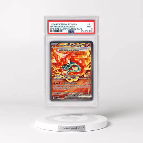 2024 Pokémon Twm EN-Twilight Masquerade #212 Hearthflame Mask Ogerpon EX - Holo Special Illustration