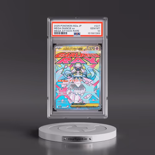 2025 Pokémon M2a-Mega Dream EX #227 Mega Diancie EX - Holo Mega Attack Rare (PSA 10 GEM MINT)