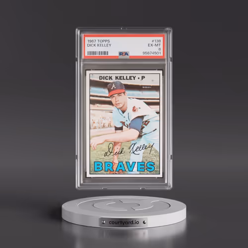 1967 Topps #138 Dick Kelley (PSA 6 EX-MT)