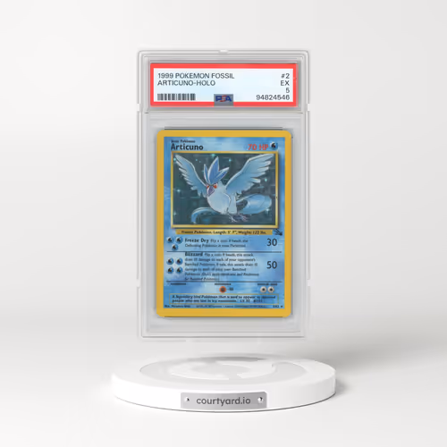 1999 Pokémon Fossil #2 Articuno - Holo (PSA 5 EX)