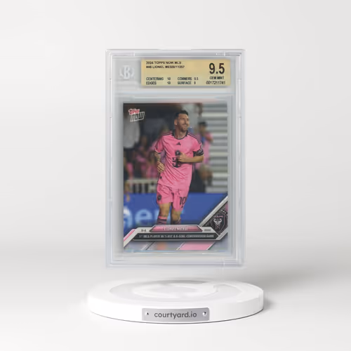 2024 Topps Now MLS #46 Lionel Messi (BGS 9.5 GEM MINT)