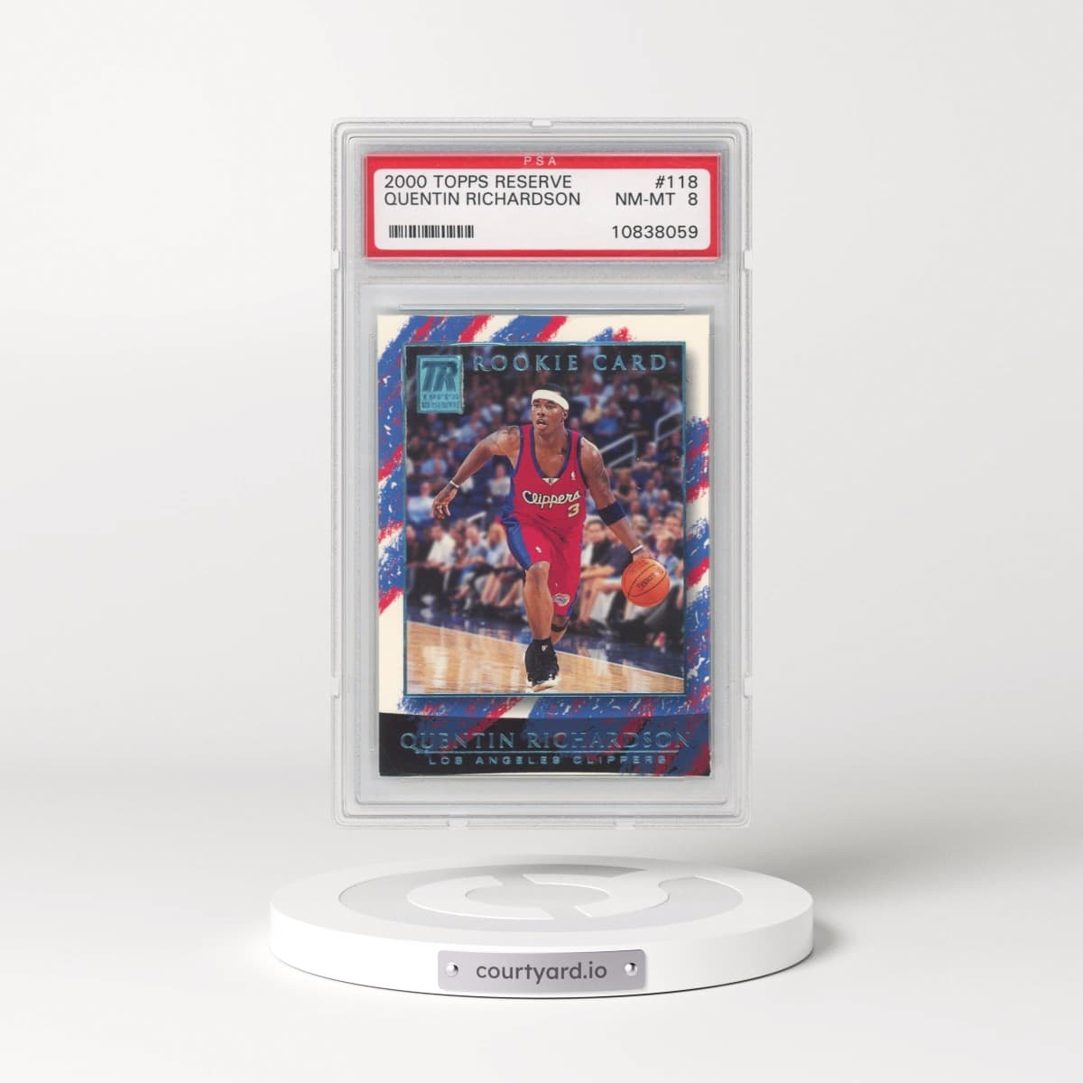 2000 Topps Reserve #118 Quentin Richardson (PSA 8 NM-MT)