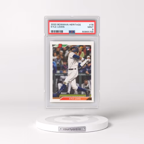 2020 Bowman Heritage #78 Kyle Lewis (PSA 9 MINT)