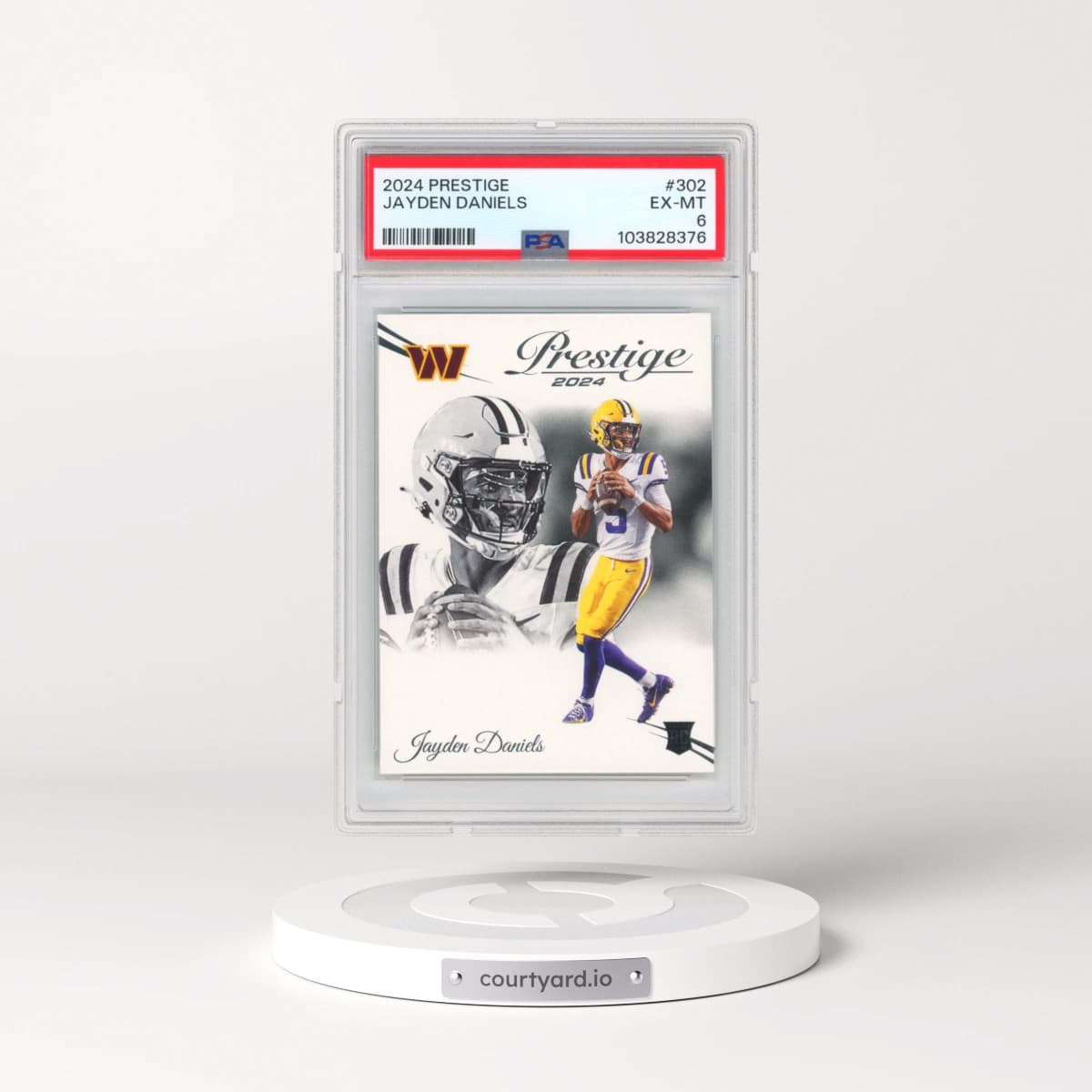 2024 Panini Prestige #302 Jayden Daniels (PSA 6 EX-MT)