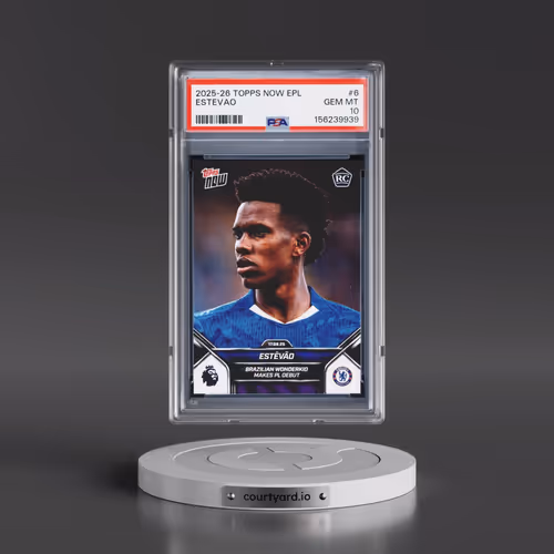 2025-2026 Topps Now Premier League #6 Estevao (PSA 10 GEM MINT)