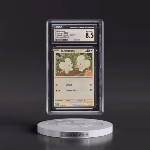 2023 Paldea Evolved - PAL EN #167/193 Tandemaus - Adventure Chest (Cosmos Holo) (CGC 8.5 NM-MT+)