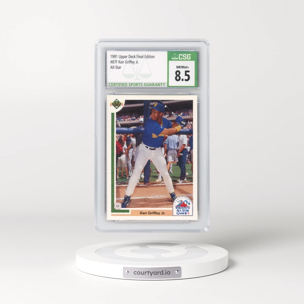 1991 Upper Deck #87F Ken Griffey Jr (CSG 8.5 NM-MT+)