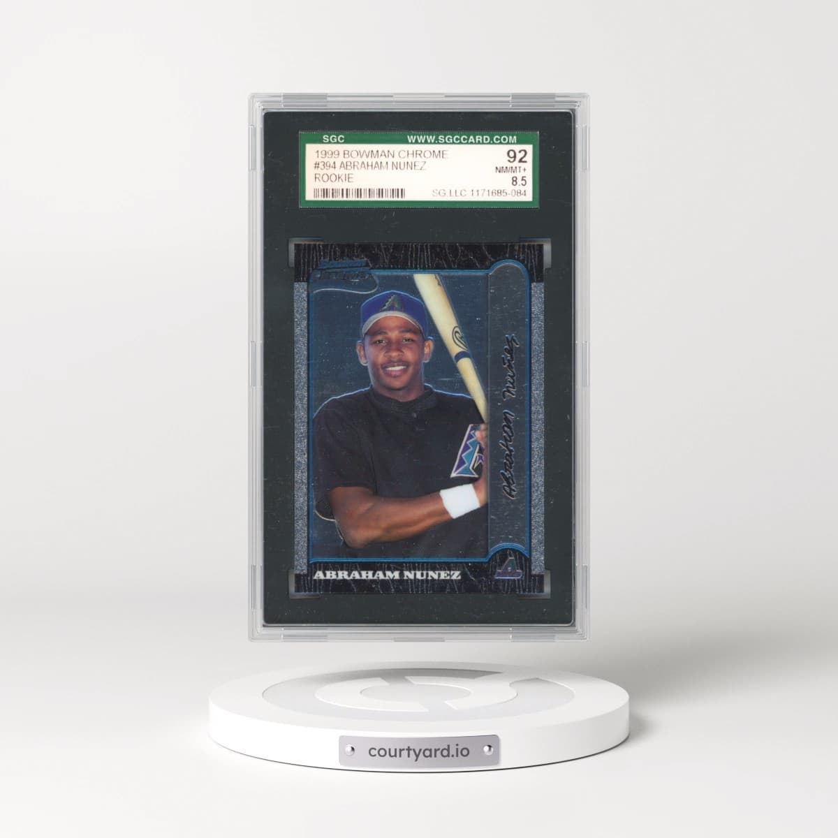 1999 Bowman Chrome #394 Abraham Nunez (SGC 8.5 NM-MT+)