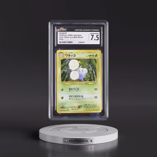 1999 Gold, Silver, to a New World Jumpluff - Holo (CGC 7.5 NM+)
