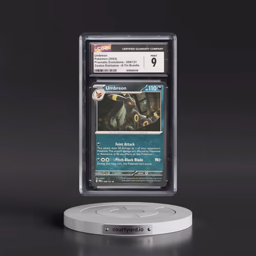 2024 Prismatic Evolutions - PRE EN #059/131 Umbreon - (Cosmos Holo) Costco Exclusive 8-Tin Bundle (C