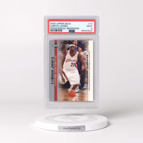 2003 Upper Deck Lebron James Phenomenal Beginnings #14 LeBron James (PSA 9 MINT)