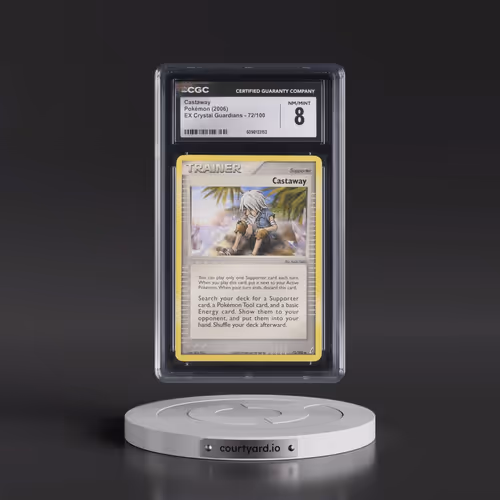 2006 EX Crystal Guardians #72/100 Castaway (CGC 8 NM-MT)