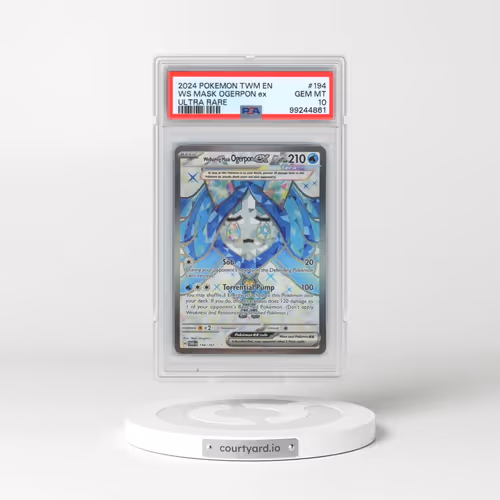 2024 Pokémon Twm EN-Twilight Masquerade #194 Wellspring Mask Ogerpon EX - Holo Ultra Rare (PSA 10 GE