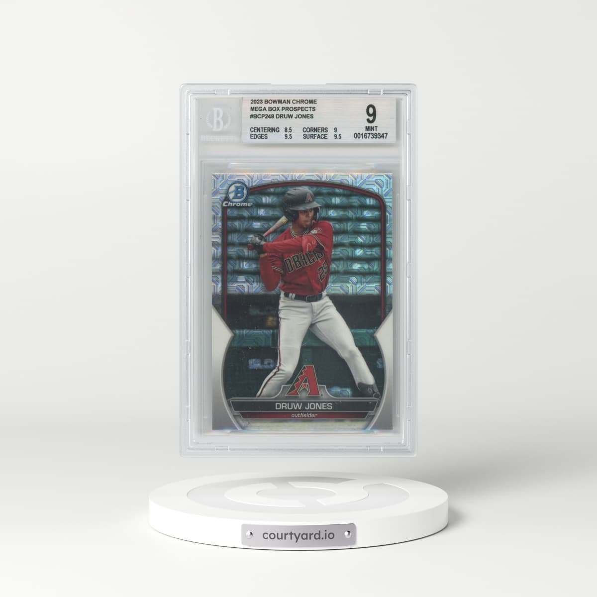 2023 Bowman Mega Box Chrome #249 Druw Jones (BGS 9 MINT)