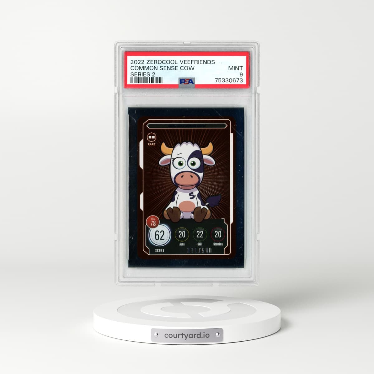 2022 Zerocool VeeFriends Common Sense Cow - Series 2 (PSA 9 MINT)
