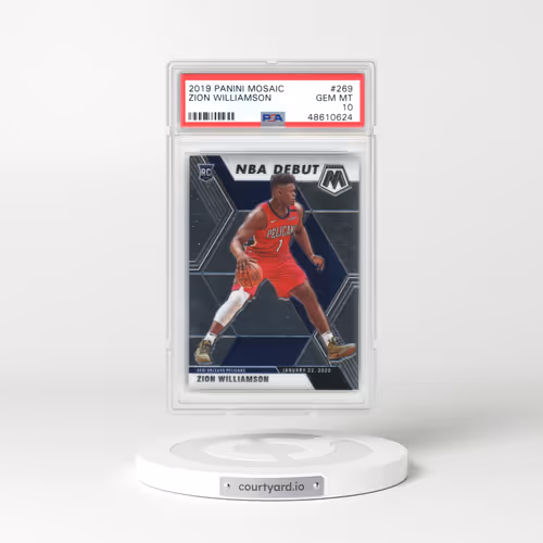 2019 Panini Mosaic #269 Zion Williamson (PSA 10 GEM MINT)