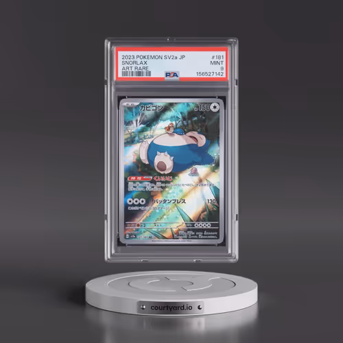 2023 Pokémon Sv2a-Pokémon Card 151 #181 Snorlax - Art Rare (PSA 9 MINT)