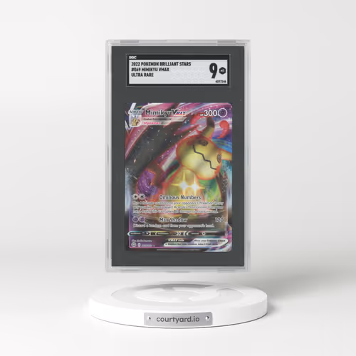 2022 Pokemon Brilliant Stars Mimikyu Vmax Ultra Rare 069 (SGC 9 MINT)