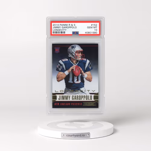 2014 Panini Rookies & Stars #152 Jimmy Garoppolo - Longevity (PSA 10 GEM MINT)