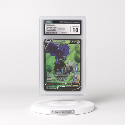 2022 Silver Tempest #TG18 Corviknight V - Full Art Holo (CGC 10 GEM MINT)