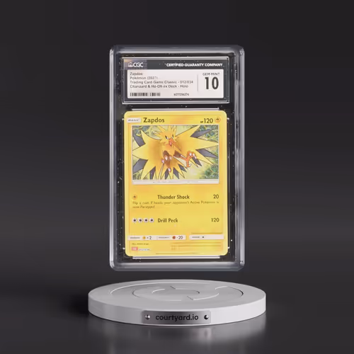 2023 Trading Card Game Classic - CLV, CLC, CLB #012/034 Zapdos - Charizard & Ho-Oh ex Deck - CLC Hol