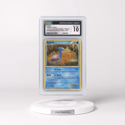 2023 Trading Card Game Classic - CLV, CLC, CLB #008/034 Lapras - Holo Blastoise & Suicune ex Deck - 