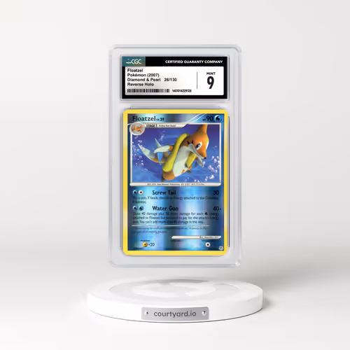 2007 Diamond & Pearl #26 Floatzel - Holo (CGC 9 MINT)