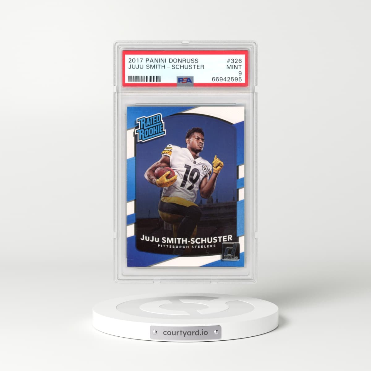 2017 Panini Donruss #326 Juju Smith-Schuster (PSA 9 MINT)