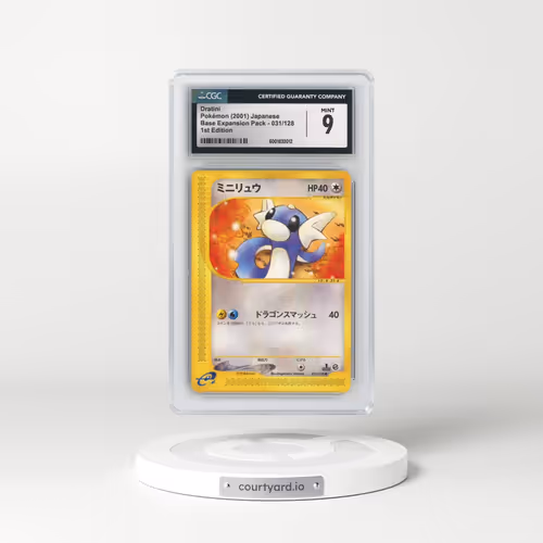 2001 Base Expansion Pack #031/128 Dratini - 1st Edition (CGC 9 MINT)