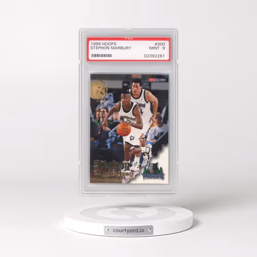 1996 Hoops #300 Stephon Marbury (PSA 9 MINT)